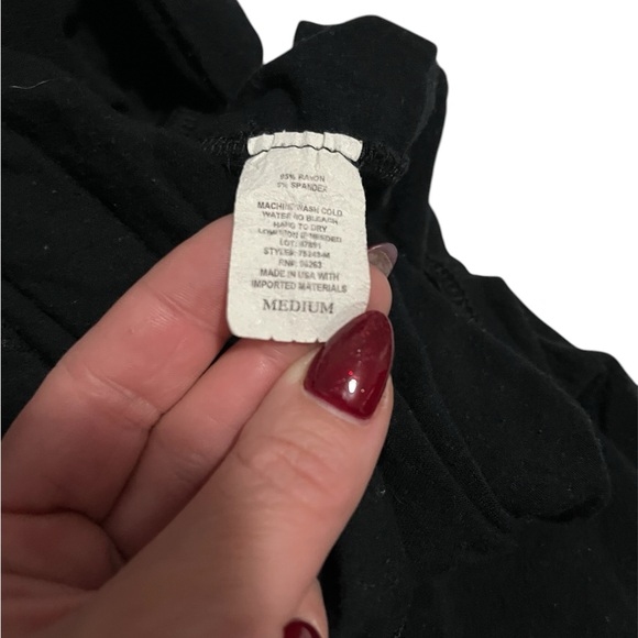 ((ITEM SOLD))‼️‼️Black Open Front Cardigan Sweater - Picture 3 of 3